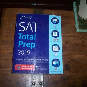 SAT Total Prep 2019: 5 Practice Tests + Proven Strategies + Online,  Excellent